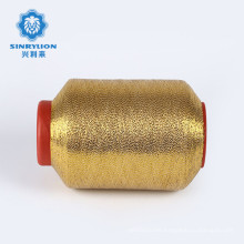High quality metallic yarn embroidery gold metallic yarn for embroidery.